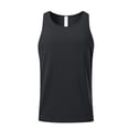 thumbnail image 1 of Mens Casual Tank Tops Racer Back Crewneck Sleeveless Shirt Lightweight Workout Tee Summer Muscle T-Shirts, 1 of 6