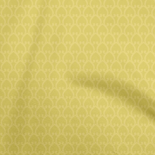 oneOone Polyester Spandex Tissu Jaune Floral Tissu pour Robe Tissu Imprimé Tissu au Mètre 56 Pouces de Large