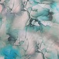 thumbnail image 1 of oneOone Viscose Chiffon Aqua Blue Fabric Abstract Floral Sewing Craft Projects Fabric Prints By Yard 42 Inch Wide, 1 of 4