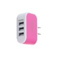 thumbnail image 3 of Universal Candy Color 3 USB Multi-Port ; Wall Wall Charger US Plug Wall Adapter Cube Block AC 110-220V 5V, 3 of 4