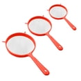 thumbnail image 1 of Set of 3 Multi-Purpose Plastic Strainers with Handles - Ideal for Kitchen Use, 1 of 6