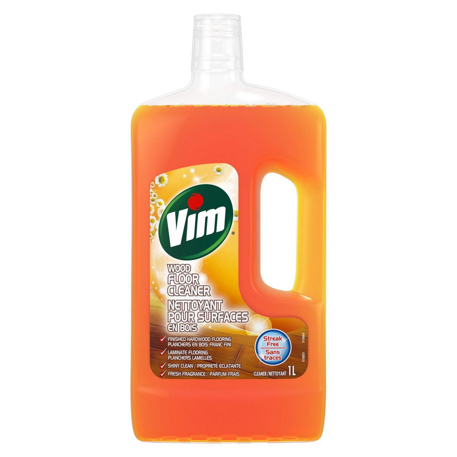 Vim Nettoyant pour Surfaces en Bois, Parfum Frais, 1L