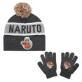 thumbnail image 1 of Naruto Uzumaki Kids Pom Beanie & Gloves Set, 1 of 5