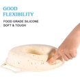 thumbnail image 4 of Silicone Donut Pan Cake Mold 9 Inch Doughnut Pans for Baking, Non Stick Round Cake Pan with Handle (Large，1Pack), 4 of 6