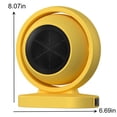 thumbnail image 2 of RKSTN space heater Heater Fan , Circulation Heating Fan, Overheat Protection Small Floor For Home Household Dark Desktop Hot Fan Small Heater Heater Small Sun, 2 of 7