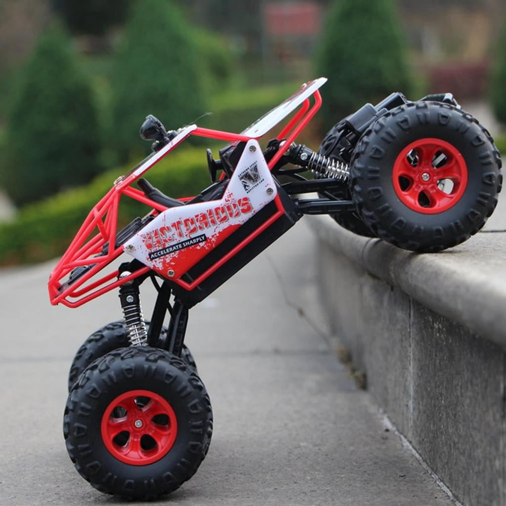 remote control car, 4WD RC car 36 km / h 1:16 radio remote control electric off-road vehicle 2.4 remote controlled offroad monster truck buggy car toy gift for children and adults