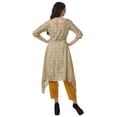 thumbnail image 4 of Moomaya Asymmetric Kurti With Pant Indian Tunic Tops Printed Kurti Set For Women, 4 of 6
