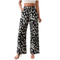 thumbnail image 2 of Mefallenssiah Pantalon pour Femmes 2024! Pantalon à Enfiler à Imprimé Léopard pour Femmes Liquidation, 2 of 6