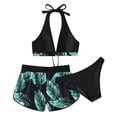 thumbnail image 5 of Sexy Bathing Suits for Women Womens Solid Bikini Strap Bikini Deep V Sexy Split Swimsuit Set Three-Piece Swimming Suit Womens Bikini Bathing Suits Bathing Suits Women Bikini, 5 of 5