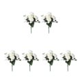 thumbnail image 3 of Youkk 2pcs Easy To Clean – Realistic Appearance – Artificial Flowers For Wedding white 3Set, 3 of 6