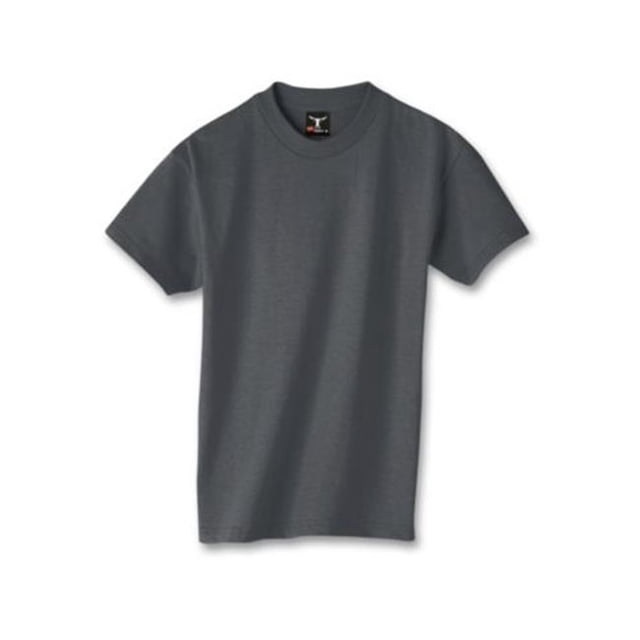 Hanes 78715867126 5380 T-Shirt Robuste pour Enfants, Gris - Grand