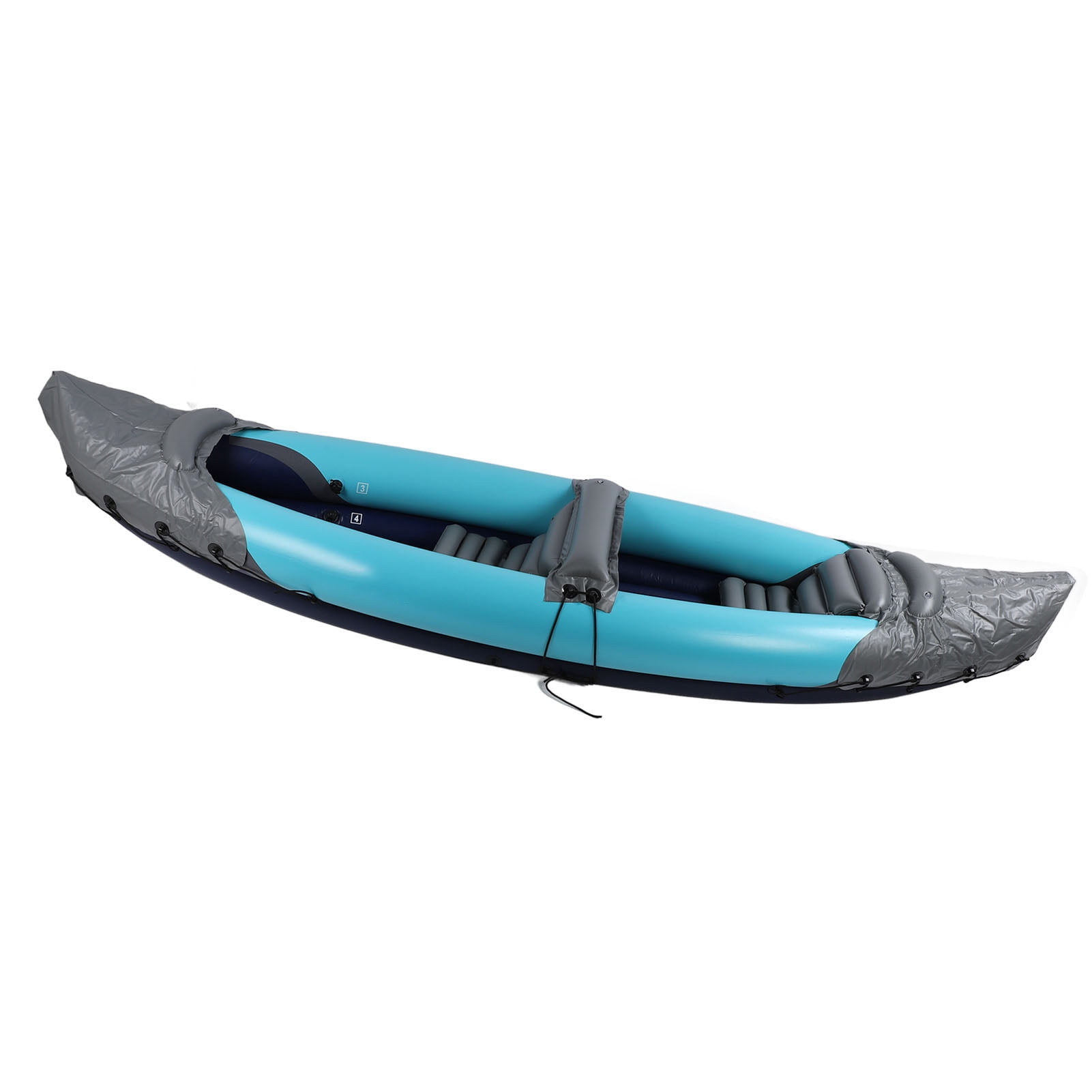 2 Person Foldable Kayak, Portable Sunlight Protection Thickened PVC ...