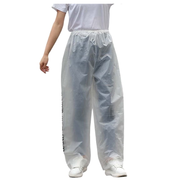 Hiking Rain Pants for Men & Women Thick & Portable Fabric Bottom Half Rain Trousers with Enhanced Waterproofing