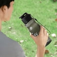 thumbnail image 4 of Birdeem Plastic Water Bottle with Flip Top Lid, Leak Proof and Portable Design for Outdoor Sports, Hiking, and Daily Use, Large Capacity Hydration, Compact Size Includes Carry Strap, Easy to Clean, 4 of 9