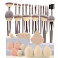 thumbnail image 1 of 3-20PCS Makeup Brushes Set Eyeshadow Fluffy Foundation Concealer Blush Highlighter Storage Box Female Cosmetics Beauty Tools,makeup brush set, 1 of 27