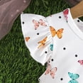 thumbnail image 3 of Robe pour Tout-Petite Fille à Volants Sans Manches Robe en Tulle pour Bébé Fille Robe de Printemps pour Filles Robes d'Été Vêtements d'Été pour Filles 2-3 Ans, 3 of 7
