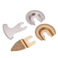 thumbnail image 1 of Universal Carbide Saw Blades, Individually Wrapped  And Carbide Oscillating Saw Blades Multi Tool Kit Compatibility  For Cutting, 1 of 8