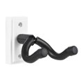 thumbnail image 1 of Arealer Guitar Wall Mount Hanger Hook Guitar Wall Hook Hanger Solid Sturdy Black Metal Holder Hanger Multifunction Hanger for All Size Acoustic Electric Bass Guitars White, 1 of 7