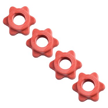 4Pc Weight Check Nut Barbell Bar Clips Lock Screw Dumbbell Lock Collars Shenzhuyue