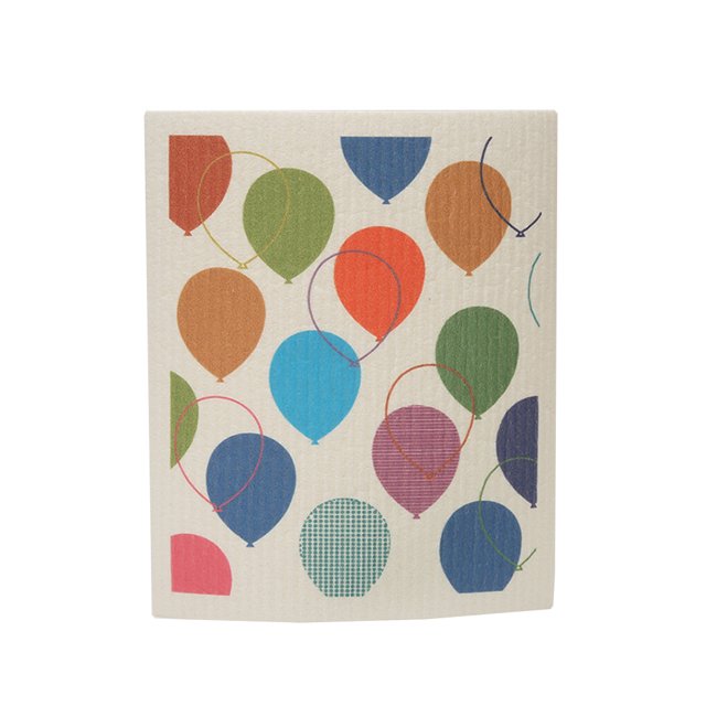 Kitchen Cleaning Cloth Bowls Washing Towel Dishes Wash Rag Kitchens Tools Household Absorbent Dish Cloths with Lovely Patterns Balloon