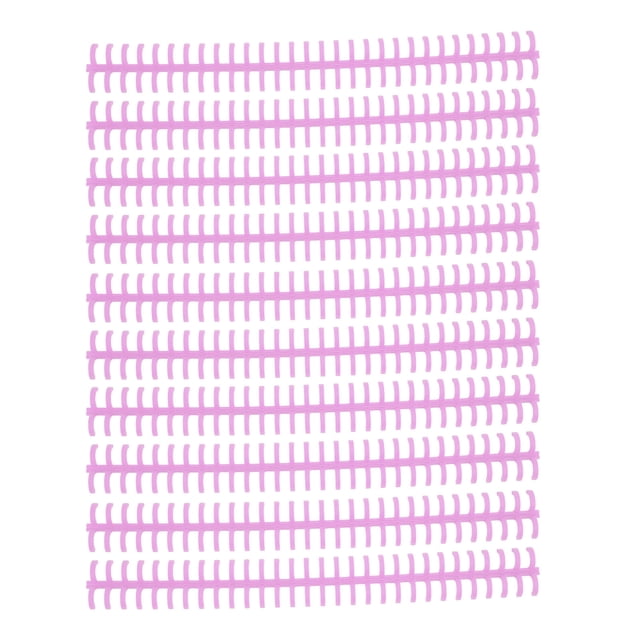ANGGREK Binding Tool, Wear Resistant 65 Sheet Holdable 10 Pcs Cuttable Binding Spine 10mm For Loose Leaf Paper