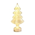 thumbnail image 2 of Lksixu Crystal Christmas Tree, Christmas Decorations 9.3" Pre-lit Tabletop Christmas Tree Figurine with LED Lights, Battery Operated Glowing Xmas Tree Night Lamp Table Centerpiece for Holiday Party, 2 of 7