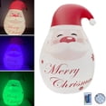 thumbnail image 4 of Inflatable Santa Claus Tumbler Yard Decor Sandbag Base Outdoor Christmas Decoration, Windproof PVC Holiday Figure, 4 of 9
