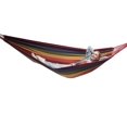 thumbnail image 1 of Hamac Double de Style Brésilien de Luxe - Couleurs Chaudes, 1 of 5