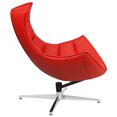 thumbnail image 2 of Fauteuil lounge rétro canadien rouge, 2 of 4