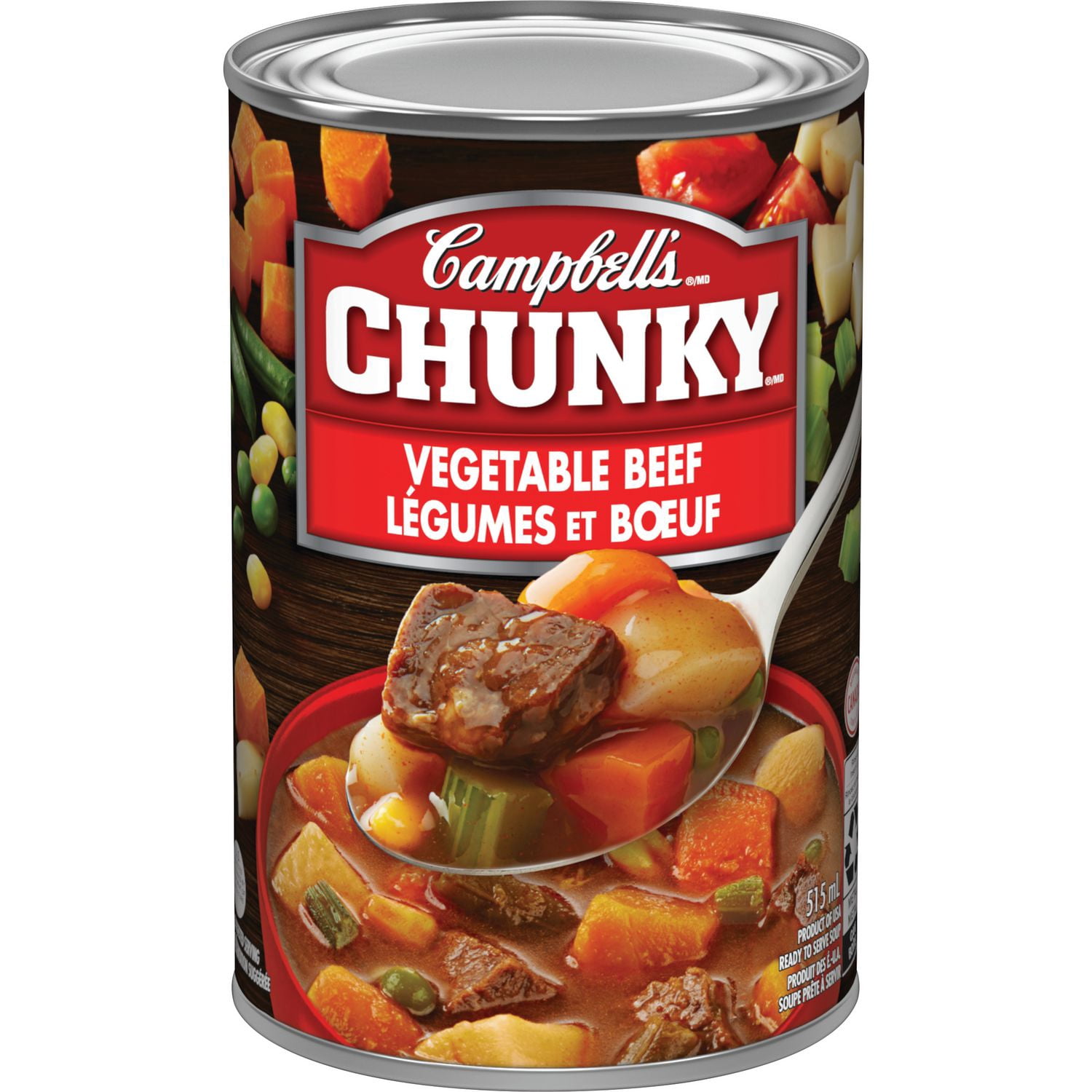 Campbell's® Chunky® Vegetable Beef Ready to Serve Soup, Shelf Stable