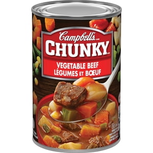 Campbell's® Chunky® Boeuf végétal prêt à servir soupe, plateau stable