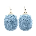 thumbnail image 2 of hengsof 2pcs Hedgehog Chenille Hand Towel Cute Hanging Hand Wipe Ball Hand Towel Thickened Absorbent Hangable Multifunctional Hand Towel, 2 of 8