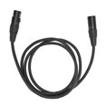 thumbnail image 2 of XLR Male To Female Microphone Cable, PVC Cable 4.9ft XLR Male To XLR Female Cable Lossless Durable  For Club Stages, 2 of 8