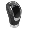 thumbnail image 2 of Gear Stick Knob, Durable Use Light Weight Wear Resistant Comfortable Touch Shifter Head With Rubber Adapter For MT AT Cars Black,Red, 2 of 8