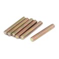 thumbnail image 1 of Unique Bargains 1.25mm Pitch M8 x 50mm Male Threaded All Thread Rod Bar Stud Bronze Tone 6Pcs, 1 of 2