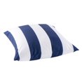 thumbnail image 3 of Coussin carré d'extérieur 18in - bande aqua (paquet de 2), 3 of 4