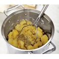 thumbnail image 3 of Staron Stainless Steel Potato Masher Kitchen Gadgets, 10" Heavy Duty Metal Potato Ricer for Mashed Potatoes, Hand Masher, Vegetables Fruits Mashe, Dishwasher Safe, 3 of 6