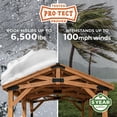 thumbnail image 2 of Backyard Discovery 12' x 10' Arlington Cedar Gazebo, 2 of 9