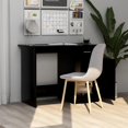 thumbnail image 2 of vidaXL Desk Black 100x50x76 cm Engineered Wood, 2 of 5