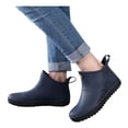 thumbnail image 3 of Bottes de Pluie Courtes Imperméables pour Hommes XZNGL, Mode Décontractée, Extérieur, à Enfiler, Chaussures d'Eau, 3 of 9