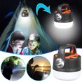 thumbnail image 1 of LSLJS Portable Outdoor Camping Light Solar Powered USB Charging Camping Tent Lantern with 6 Light Modes IP65 Hanging Tent Light for Outside Home Accessories, 1 of 9