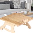 thumbnail image 4 of Table d'Accoudoir de Canapé, Plateau d'Accoudoir de Canapé, Plateau d'Accoudoir en Bambou pour Canapé, Plateau d'Accoudoir Pliable, Table d'Appoint à Clipser pour Manger, Collations, Télécommande, Boissons, Sans Installation [rectangle], 4 of 9