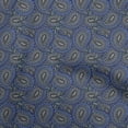 thumbnail image 1 of oneOone Velvet Black Fabric Asian Paisley Block Sewing Craft Projects Fabric Prints By Yard 58 Inch Wide, 1 of 5
