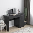 thumbnail image 2 of HOMCOM Computer Desk with Storage Drawers Writing Table for Home Office, 2 of 10