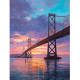thumbnail image 1 of Qisvanset Sunset Sailboat Ocean Canvas Print 12x16 Inch Coffee Shop Wall Art, 1 of 8