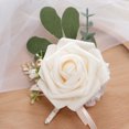 thumbnail image 3 of YAOMOBB Adjustable Ribbon Wrist Flower Adjustable Ribbon Wrist Flower Elegant Decor for Wedding Party and Prom, 3 of 7