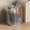 Black 4J8, variant on Rvkxad Rotating Cosmetics Organizer, Transparent Makeup Storage Bin with Compartments, Beauty Box