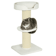 thumbnail image 1 of PawHut Cat Tree w/ Sisal Mat Scratching Post Cat Bed Cushion, 1 of 10