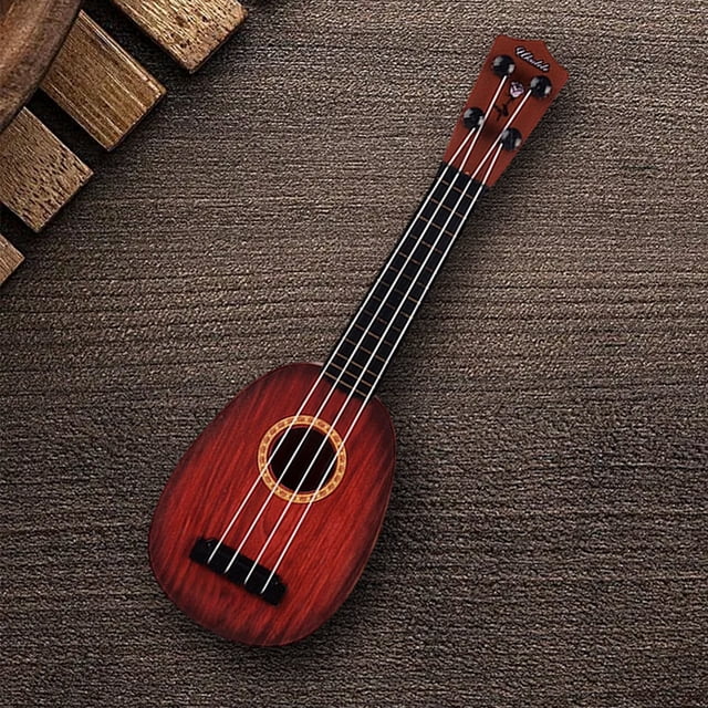 Toys for Girls Kids Guitar Ukulele Beginner Musical Instrument 14 Inches With 4 Strings Mini Guitar For Skill Improving Kids Play Early Educational Pre School Children Toddler Toys for 1 Year Old