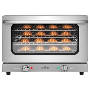 KoolMore 23 dans. Four de convection de comptoir commercial pour les casseroles de demi-taille avec 4 Sacs 1600W de puissance en acier inoxydable, ETL Inscrit pour la sécurité et l'assainissement (KM-CTCO-15)
